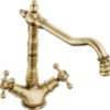 Melford Monobloc Tap in Antique Brass - Abode