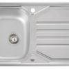 Mikro inset 1 Bowl and Drainer  sink Stainelss Steel - Abode