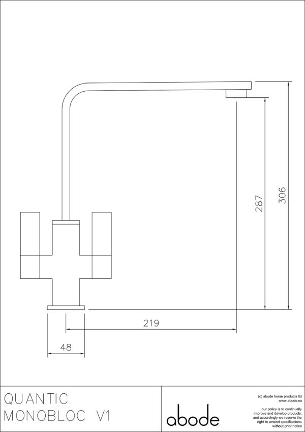 Quantic Tap Matt Black - Abode - Image 2