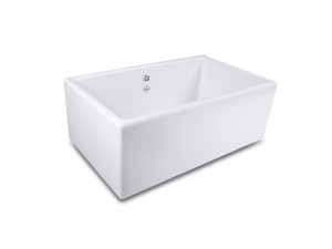 Shaker Single Bowl 800 Ceramic Sink - Shaws of Darwen