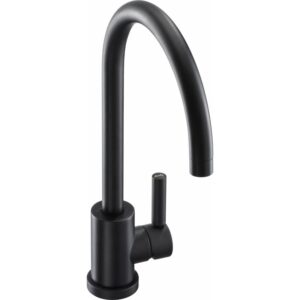Atlas Monobloc Tap with single lever Matt Black  - Abode