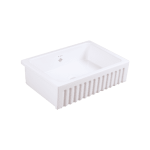 Bowland 800 Single Bowl Farmhouse Ceramic Sink  - Shaws of Darwen