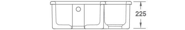The Brindle 800 Ceramic 1.5 Bowl Sink - Shaws of Darwen - Image 2