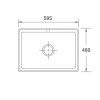 Single Bowl 600 Ceramic Sink Inset or undermounted - Shaws of Darwen - Image 3