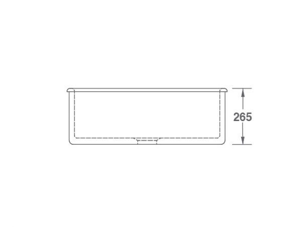 Ceramic Single Bowl Sink Inset  or Undermounted - Shaws of Darwen - Image 2