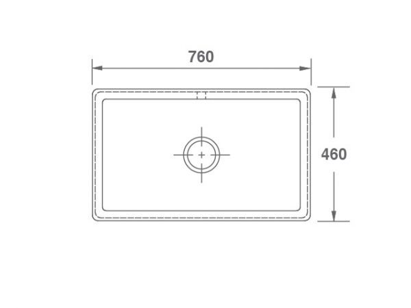 Ceramic Single Bowl Sink Inset  or Undermounted - Shaws of Darwen - Image 3