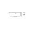 Square single bowl ceramic sink inset/undermount- Shaws of Darwen - Image 3