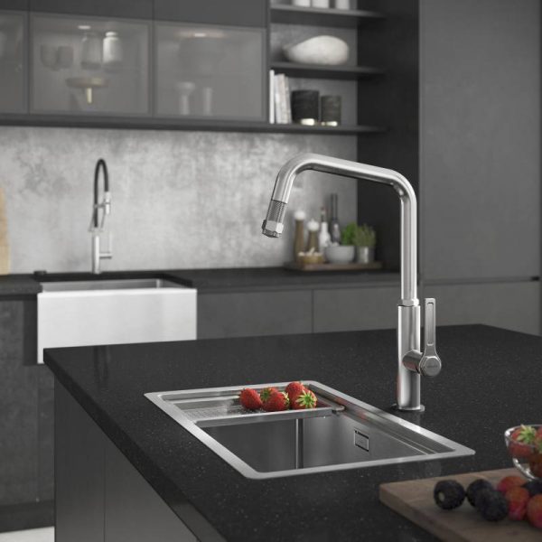 Studio Compact inset Sink Stainless Steel - Abode - Image 2