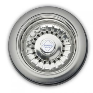 90mm Waste in Polished Chrome - Shaws of Darwen