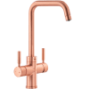 Pronteau Propure 4 in 1 Monobloc Quad tap in Urban Copper - Abode