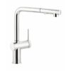 Fraction Single Lever Tap with Pull-Out Spray Matt Black - Abode - Image 4