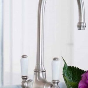 Phoenician tap with levers in a Nickle Finish - Perrin and Rowe