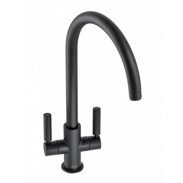 Globe Monobloc Tap Twin levers in Chrome - Abode - Image 3