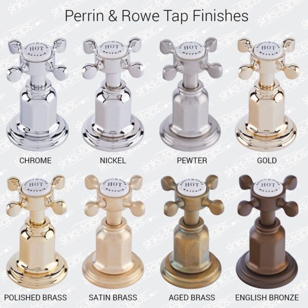 Perrin & Rowe Single Bowl Waste & Matching overflow Kits - Chrome finish - Image 2