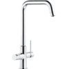 Prothia 3 n 1 Monobloc tap with quad shaped spout instant hot water tap - Abode