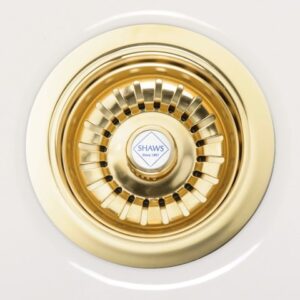 Shaws of Darwen 60mm waste Polished Brass