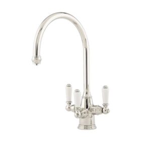 Phoenician Sink Mixer Tap with Filtration in Polished Chrome - Perrin & Rowe