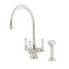 Phoenician mixer tap with Filtration and Rinse Spray Chrome - Perrin & Rowe