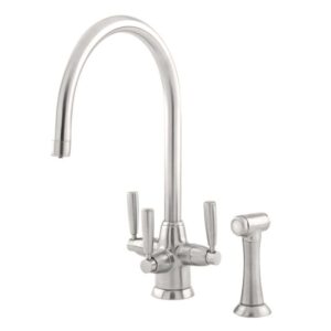 Langbourn Filtration tap with Rinse in Chrome - Perrin & Rowe