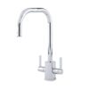 Juliet Square Monobloc Tap with U Spout in Chrome - Perrin & Rowe