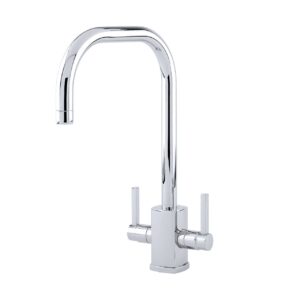 Juliet Square Monobloc Tap with U Spout in Chrome - Perrin & Rowe
