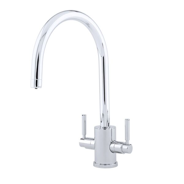 Juliet Round Monobloc Tap with C Spout in Chrome - Perrin & Rowe
