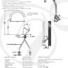Langbourn Monobloc Sink Mixer Tap in Chrome - Perrin & Rowe - Image 3