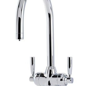 Langbourn Monobloc Sink Mixer Tap in Chrome - Perrin & Rowe