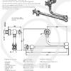 Provence Pot Filler with Cross Top Handles - Perrin & Rowe - Image 2