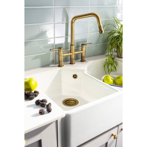 Hex Bridge Pull Out in Antique Brass - Abode - Image 3