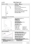 Althia Tap Single Lever Matt White - Abode - Image 2