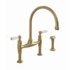 Ionian Deck Mixer lever Handles with Rinse - Perrin & Rowe