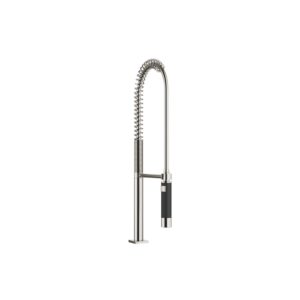 Profi Spray Set with Angular Rosette Brushed Platinum - Dornbracht