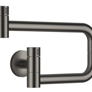 Tara Ultra Wall Mounted Pot Filler Brushed Dark Platinum - Dornbracht