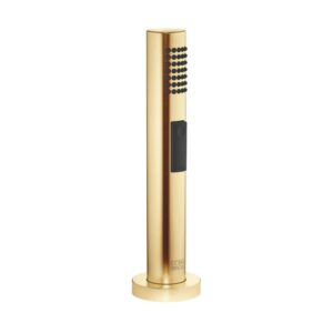Rinsing Spray Set with round Rosette Brushed Durabrass- Dornbracht