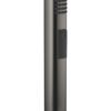 Rinsing Spray Set with Angular Rosettes Dark Chrome - Dornbracht