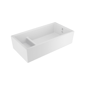 Hawkshaw  1.5 Bowl Sink 900 with Lowered Central Divide - Shaws Of Darwen