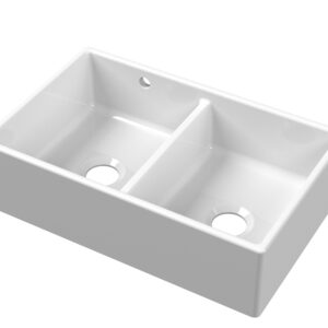 Ceramic Double Bowl Sink - Regis