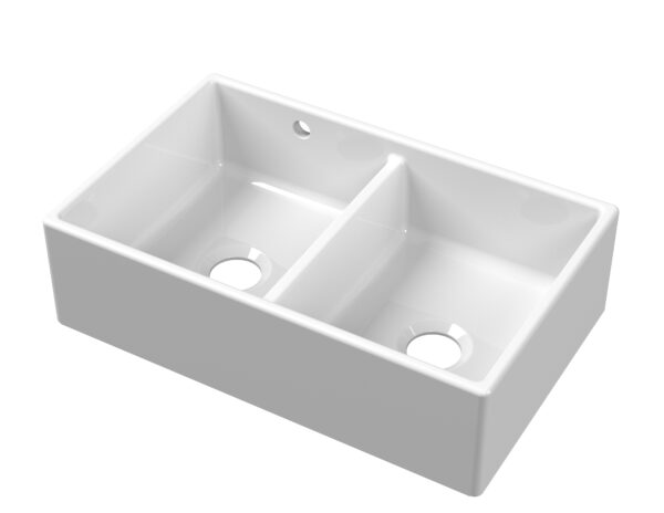 Ceramic Double Bowl Sink - Regis