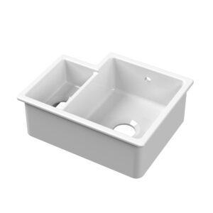 1.5 Inset or undermount Ceramic Sink Main Bowl Right Hand Side - Regis