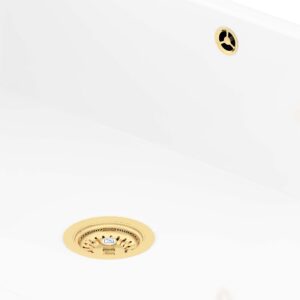 Shaws of Darwen 90mm Waste Polished Brass