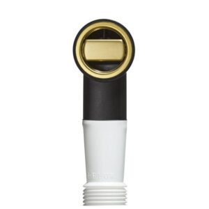 Round Overflow in Brushed Brass - Abode