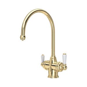 Phoenician 3 in 1 Instant Hot Water Tap in Polished Brass - Perrin & Rowe