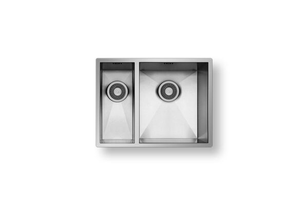 Tetragon 1.5 Sink in Brushed Stainless Steel - Pyramis