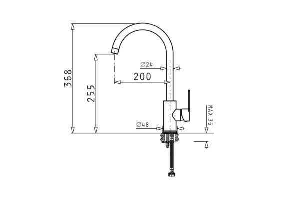 Clodia Tap Chrome - Pyramis - Image 2