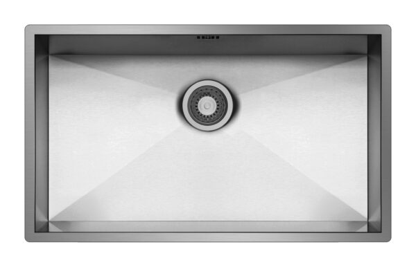 Tetragon Large Single Bowl Sink - Pyramis