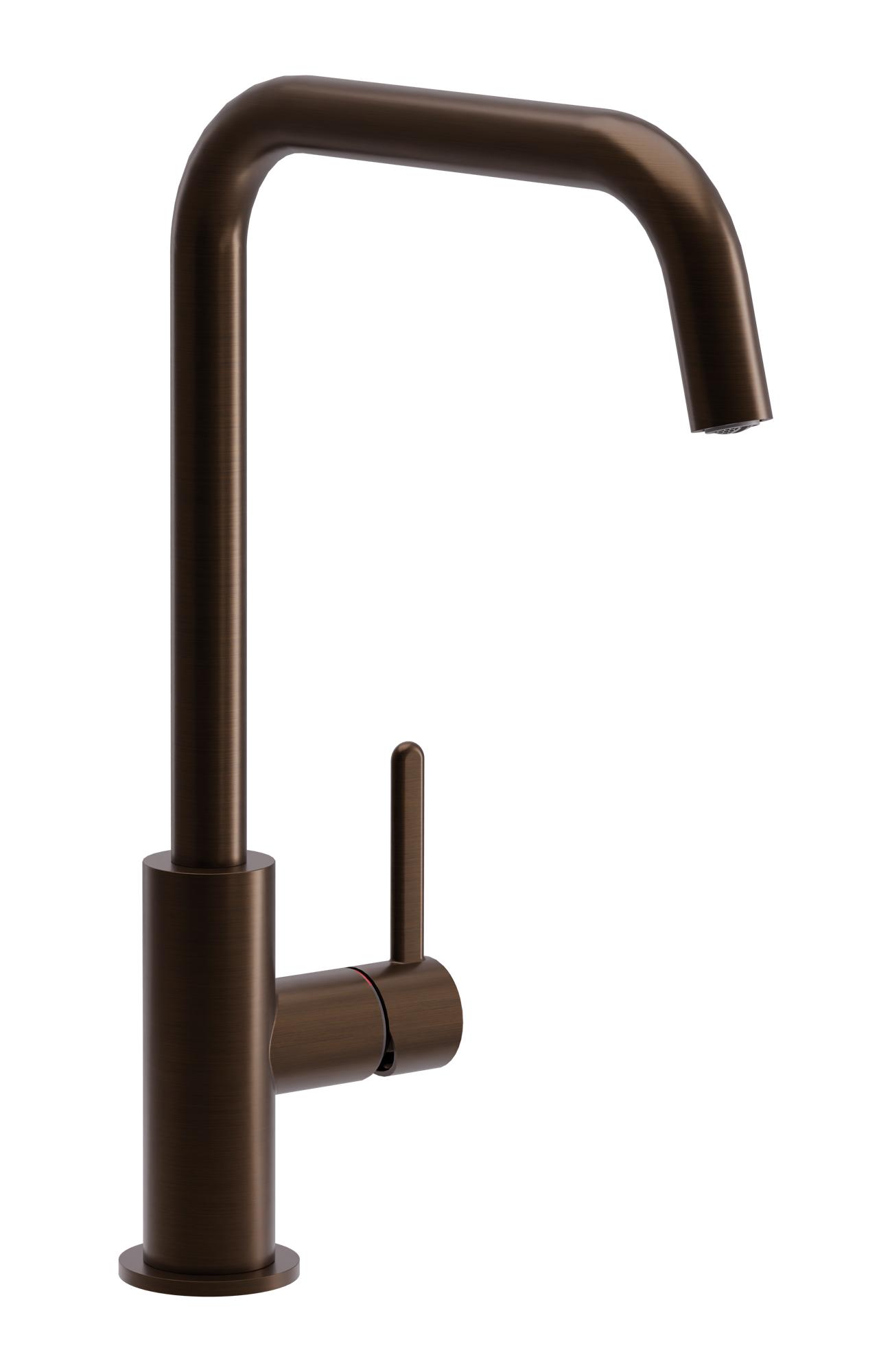 Althia Single Lever Tap in Dark Bronze - Abode