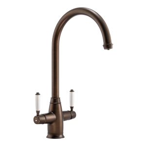 Oxbury 3 in 1 Instant Boiling Water  Tap Dark Bronze - Abode