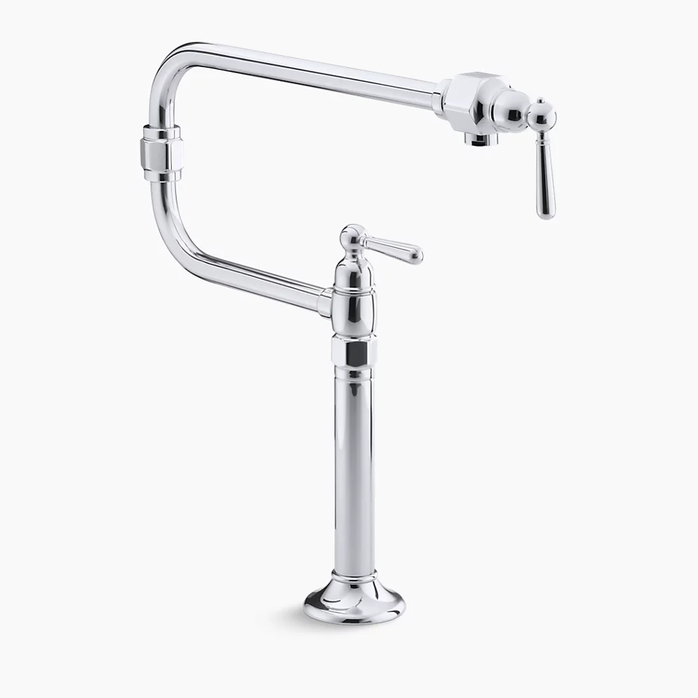 Deck Mounted Pot filler in Polished Stainless Steel - Kohler