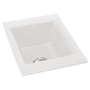 Abode Aspekt Single Bowl Inset sink in White Granite